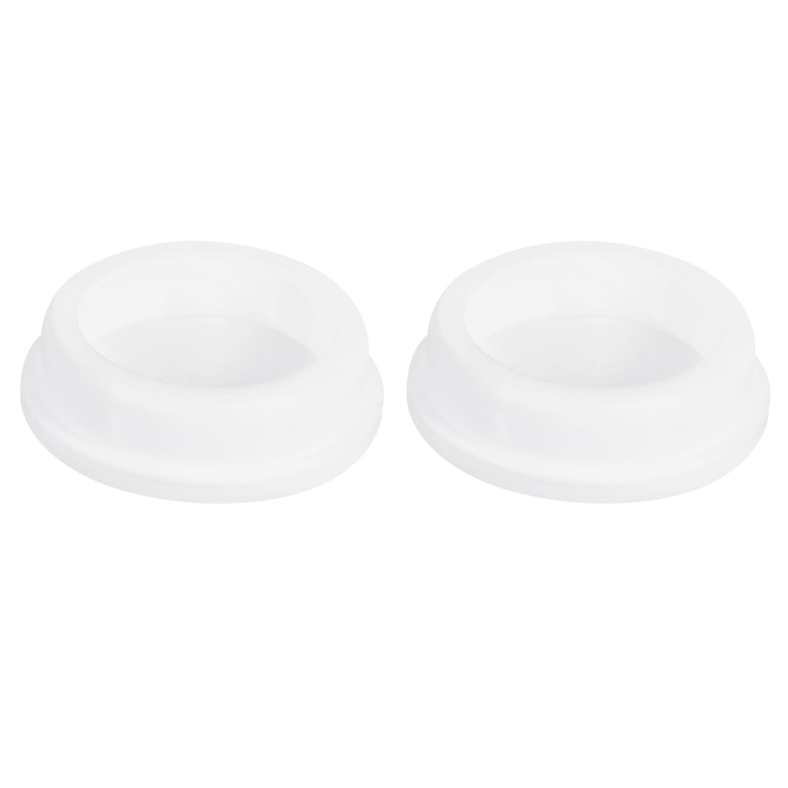 uxcell 2Pcs White Plug Holes, Waterproof Rubber Button Plug for 52mm / 2.05" Hole