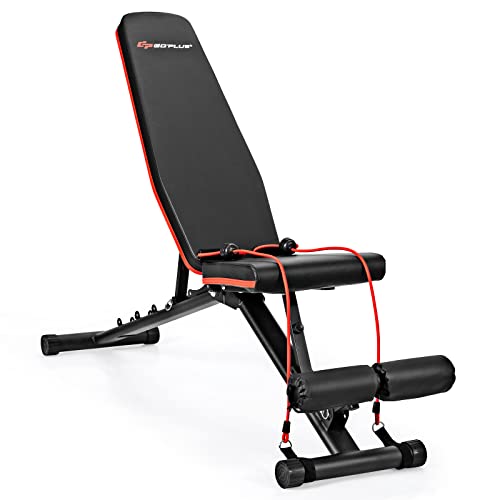 Goplus Adjustable Utility Weight Bench