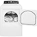 Frigidaire FFRE4120SW 6.7 cu. ft. Large Capacity Free Standing Electric Dryer, 10 dry cycles, Quick Dry, Active Wear, Sanitize, Eco Dry, Anti-Wrinkle, Reversible Door option, in White