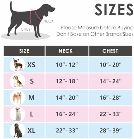 PHOEPET Reflective Dog Harness Large Breed Adjustable No Pull Vest with with Handle 2 Metal Rings 3 Buckles [Easy to Put on & Take Off](M, Orange) - 5