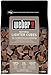 Weber Firelighters (48 Pieces), ecological, environmentally friendly, odorless and smokeless firelighters, for lighting charcoal and briquettes, constant flame - brown (17612)