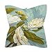 ducanll Blue Fashion Silk-Like Bandanas Unisex Yellow Flower Oil Painting Style Head Wrap Square Scarf Wristband for Bachelorette Party Dresses Wedding Party - 18