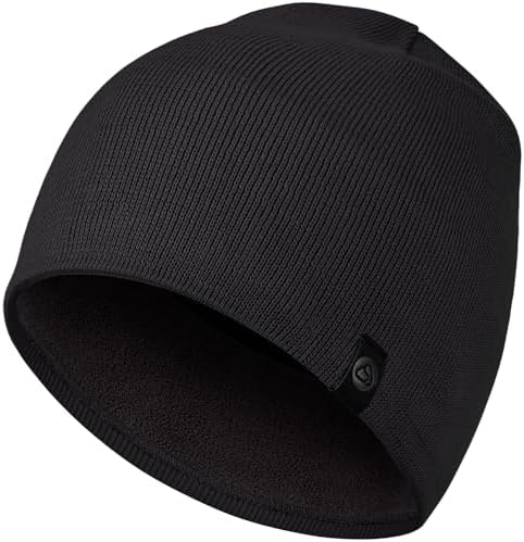 AOPREL Mütze Herren Winter, Baumwolle Mütze Damen, Weich Strickmütze Herren | Warme Bequem Fleece Beanie Mütze, Winddichte Wintermütze Unisex Laufmütze