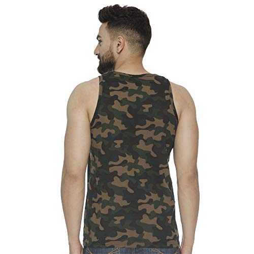 Image of Veirdo Men's Sleeveless Cotton Regular Fit T-Shirt