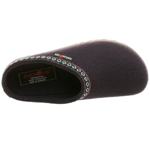 Haflinger Women's GZ Classic Grizzly Clog, Eggplant, 7 - Thumbnail 7