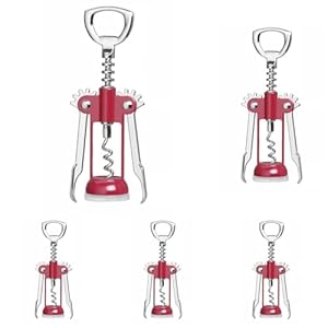 HENDI Hebelkorkenzieher mit Kapselheber, 5er Pack