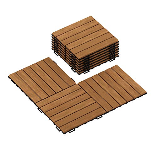 Tuile en bois de plate-forme de plancher pour rénover sol abîmé - 6