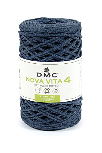 DMC Eco Vita 4, Dark Blue Crochet Knitting Macrame Yarn, 250g, SIZE - Image 2