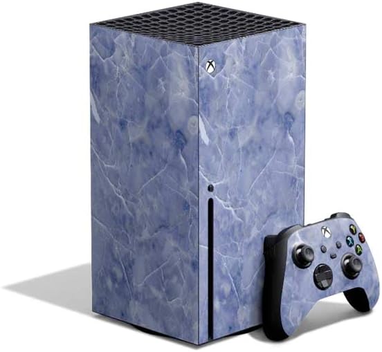Skinit Decal Gaming Skin Compatible with Xbox Series X Bundle - Blue Marble Design