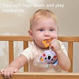 TUMAMA KIDS Łuk Zabawkowy Dla Niemowląt I Dzieci Od 0, 3, 6, 9 Miesięcy, Pluszowa Zabawka Do Wózka Dziecięcego, Fotelika Samochodowego, Łóżeczka, Z Regulowanymi Klipsami