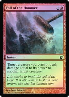Amazon Co Jp 英語版 フォイル 神々の軍勢 Born Of The Gods Bng 槌の一撃 Fall Of The Hammer マジック ザ ギャザリング Mtg ホビー 通販