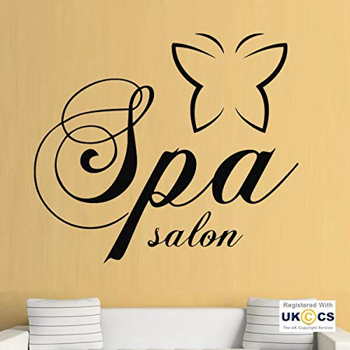 Wall Stickers Spa Salon Butterfly Relax Pamper Beauty Cool Art Decal Vinyl Room