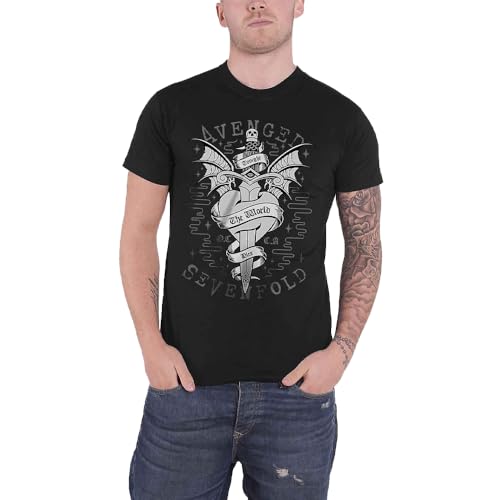 Image of Avenged Sevenfold Men's Cloak and Dagger Short Sleeve T-Shirt, Black, XX-Large