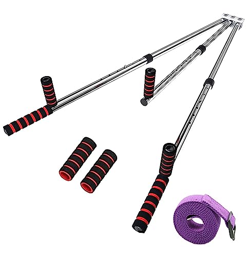 Leg Stretcher 3 Bar Leg Split Machine Stainless Steel Gymnastic Portable Flexibility Stretching Equipment,Home Gym Exercise for Dance, Gymnastics, Cheerleading, Martial Arts Hip Stretch