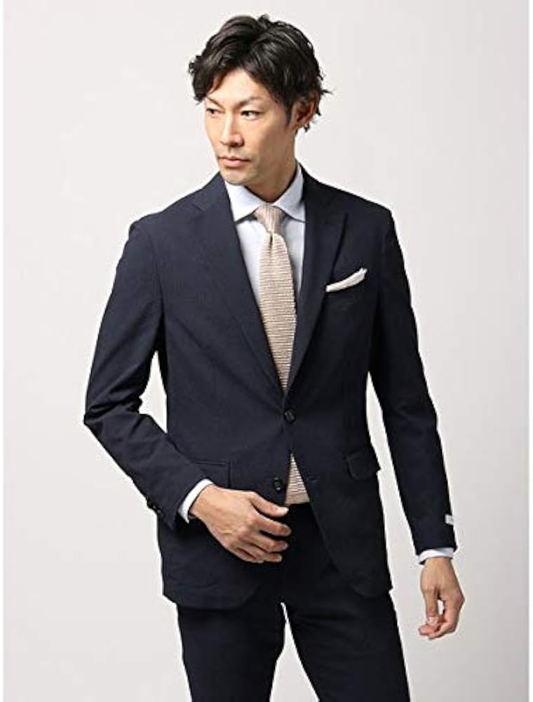 [未使用級]ザスーツカンパニー　現行モデル　洗える　パンツスーツセットアップ　紺 未使用級]ザスーツカンパニー 現行モデル 洗える パンツスーツ