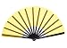 Chinese Nylon-Cloth Fan for Ladies, Yellow