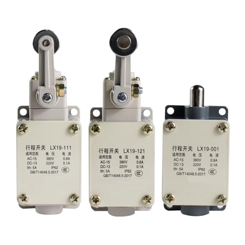 Interrupteur de voyage LX19-001 en aluminium avec option de réinitialisation automatique