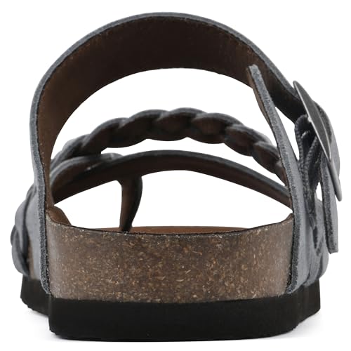 Image of White Mountain Women's Hazy Braided Footbed Sandal