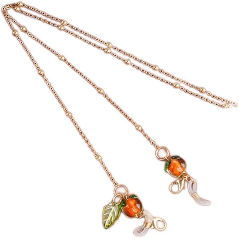 Womens Persimmon Sunglasses Chains Reading Beaded Glasses Chain Eyewear Cord Lanyard Eyeglasses Necklace