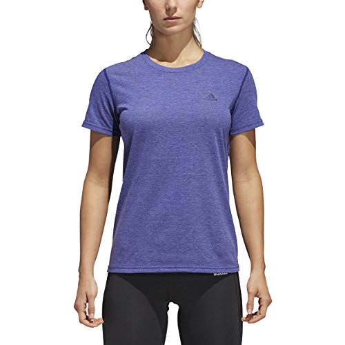 adidas Ultimate Short Sleeve Tee Real Purple LG