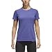 adidas Women's Ultimate Short Sleeve Tee Real Purple Large