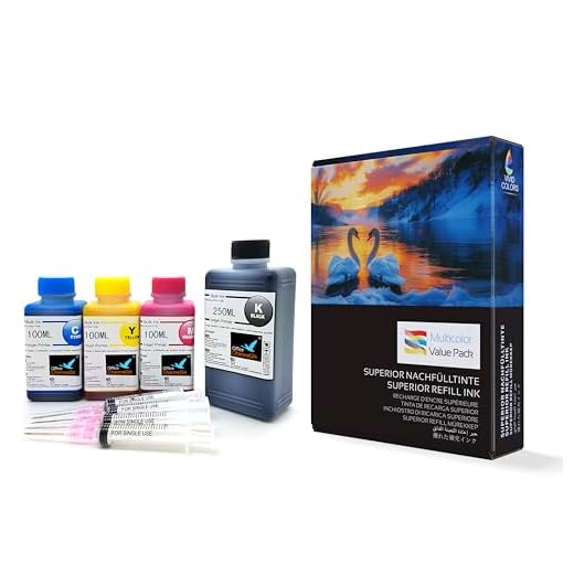 Office Channel24 påfyllningsbläck 550 ml för skrivare bläckpatroner HP 302 XL HP Deskjet 1110 2130 3630 HP Envy 4520 4524 4525 refillset skrivarbläck