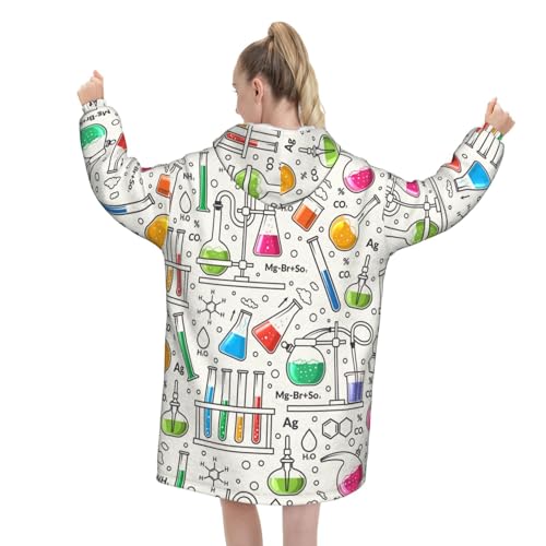 Sweat à capuche couverture flanelle pour stopper le froid en intérieur