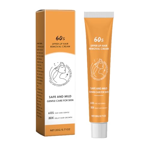 Crema Depilatoria Facial,Crema para Depilación de Labios Superiores, Portátil De Depilación Facial para Superiores, Cejas,Axilas