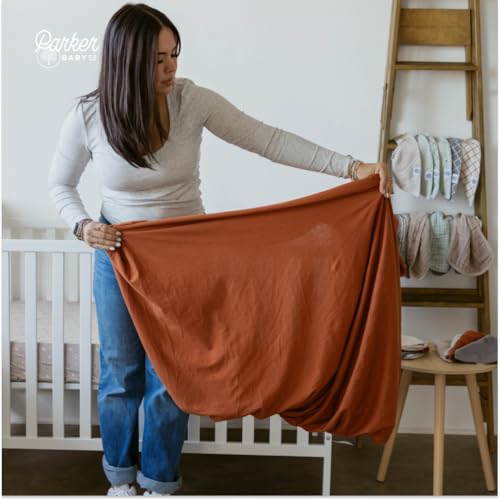 Image of Parker Baby Soft & Durable Fitted Baby Crib Sheets | Snug Fit for Standard Crib Mattresses | Machine Washable, Fade-Resistant & Modern Nursery Designs
