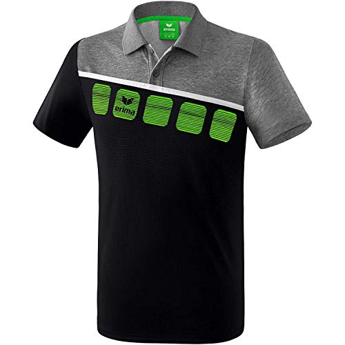 Polo Erima 5-c mixte enfant maillot de sport respirant col boutonné