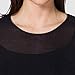 HANRO Women's Pure Silk Long Sleeve Shirt, Black, Large