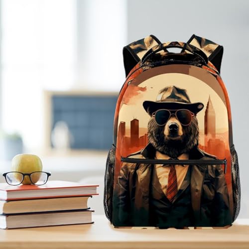 Sac à dos voyage rétro multicolore taille unique fille garçon - 6