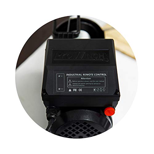 Prowinch 1/2 Ton Electric Cable Hoist Wire Rope 1000 lb Load Capacity Crane with Wireless Remote Control System Overhead Garage Ceiling Winch 110V