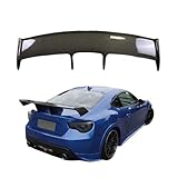 Car-Styling Carbon Fiber Material ZELE Style GT 86 BRZ Rear Trunk Wing Spoiler Compatible for Subaru BRZ Compatible for Toyota 86 GT86(Bright Black)