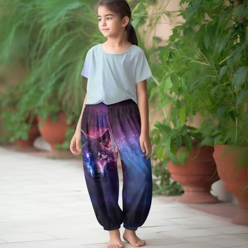 Renewold Kids Loose Sweatpants Casual Lounge Pants Boys Sport Jogger Pants Girls Yoga Dance Trousers Activewear2