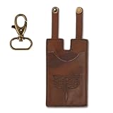 Lyreh Westernstiefel-Geldbörse, Handgefertigte Ledergeldbörse in Westernstiefelform mit Schlüsselanhänger Kleines Minimalistisches Kreditkartenetui Stilvolles Vintage-Accessoire für Damen