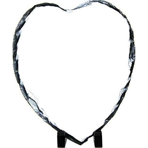 Sublimation Rock Slate Blank Printable 22x19cm Large Heart Cover