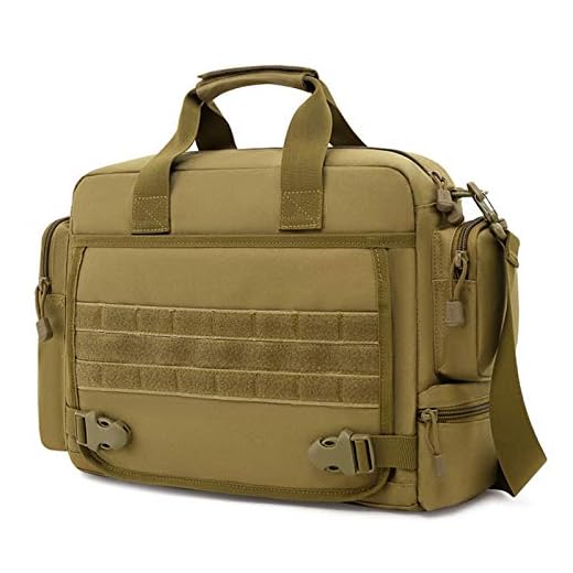 CamGo Tactical Briefcase 14 inch Laptop Messenger Bag Military Style Shoulder Bag Handbag for Men