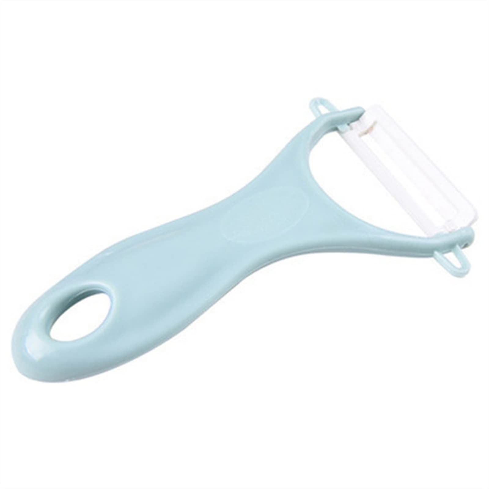Sparschäler Keramik Küchenschäler Klinge Gemüseschneider (blau)