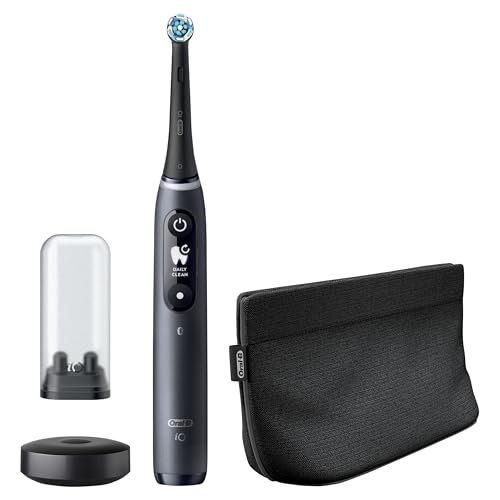 Image of Oral-B iO Series 7G Electric Toothbrush with 1 Replacement Brush Head, Black Onyx