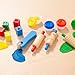 Melissa & Doug Shape, Model, and Mold Clay Activity Set - 4 Tubs of Modeling Dough and Tools