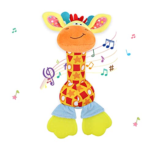 Image of Baby Rattles Toys for 0-6-12 Months, Infant Toys for Boys and Girls 0-3-6-12 Months, Newborn Sensory Learning Toy for Shower Gifts