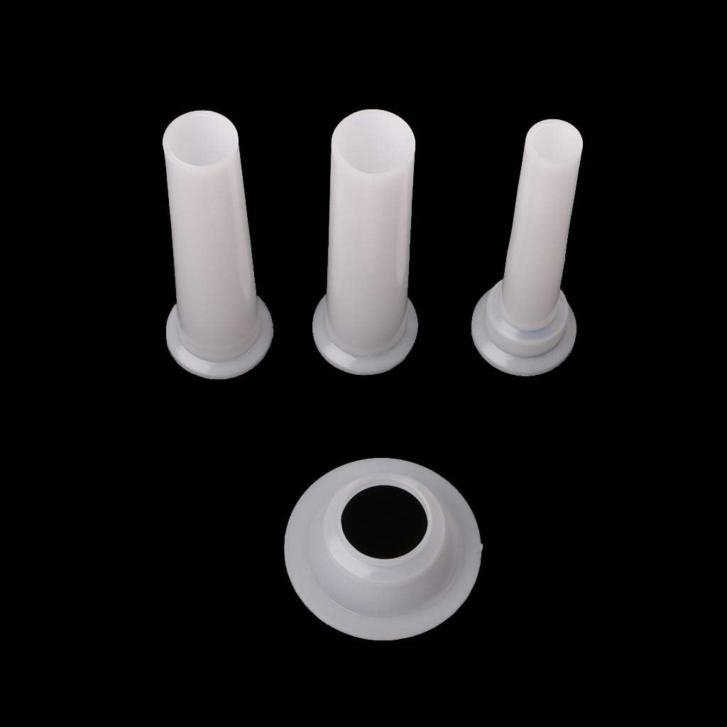 Xinsheinelry Sausage Stuffer Tubes 3pcs/Set Food Grade PP No Pipe Holder for Home Family Party Handmade Food Supplies