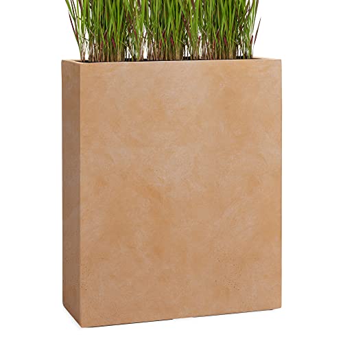 Pflanzwerk® Pflanzkübel Divider Terrakotta 92x80x30cm *Frostbeständiger Blumenkübel* *UV-Schutz* *Qualitätsware*