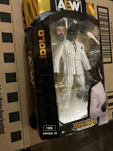 AEW Andrade El Idolo Unrivaled Collection Series 10 Action Figure, Orangered, Mediumpurple, Mediumpurple, Saddlebrown - Image 3