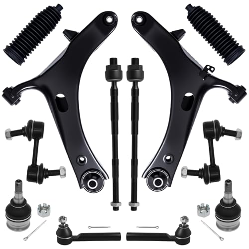Rear Coil Spring Part Information - 2014-2016 Subaru Forester 6 AUQDD 12Pcs Front End Suspension Kit Fit For 2005-2009 Su-baru Outback Legacy, 2 Lower Control Arm 2 Ball Joint 2 Sway Bar Link 4 Outer & Inner Tie Rod End (# K622030 K750049 EV801557 ES3712 K9513)