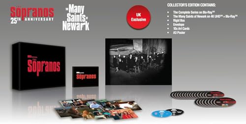 The Sopranos: The Complete Series, 25th Anniversary Limited Collector's Edition, Blu-ray Region Free + 4K The Many Saints of Newark, Region Free + Limited Edition Box Set Packaging with much more! image 3