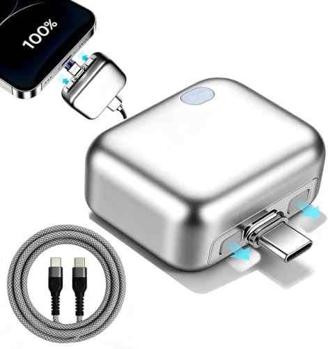 Adaptador inteligente de carga de parada automática con cable USB-C negro de un metro