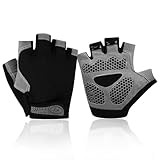 E T EASYTAO Guantes Deportivos Mujer y Hombre, Guantes de Fitness y Ciclismo, Diseño Medio Dedo y Transpirable para...