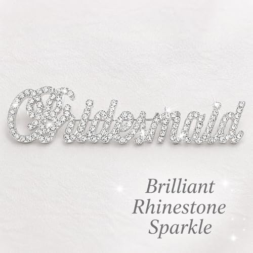 Image of Bridal Party Brooch Pins (Bridesmaid (Silver))
